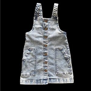 ARIZONA-DENIM OVERALL DRESS-SIZE 6/7